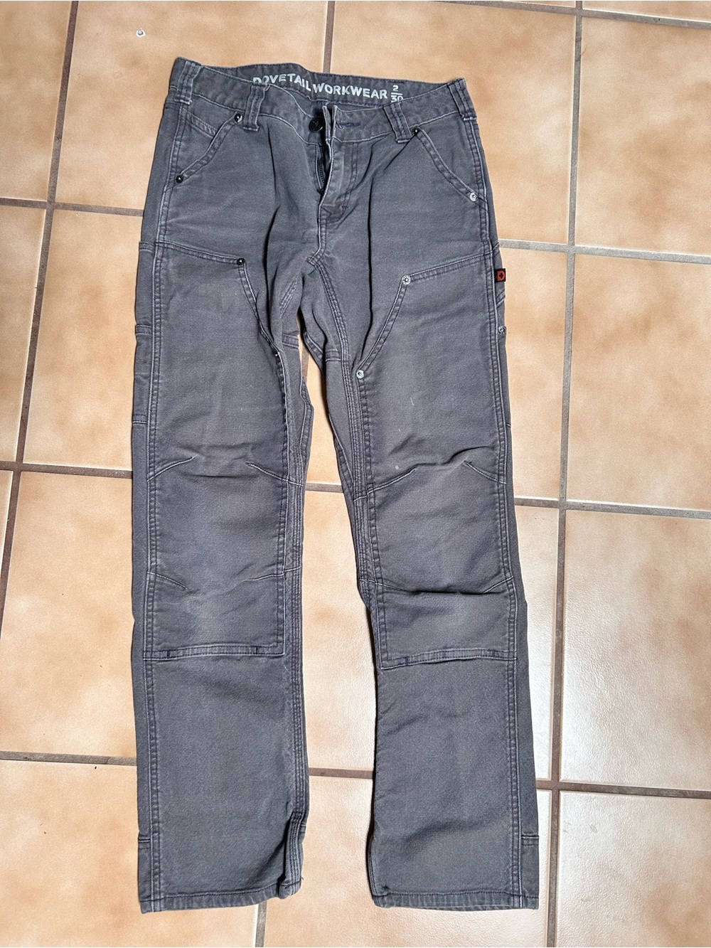 Dovetail Workwear Charcoal Gray Womens Utility Pants size 2 / 30